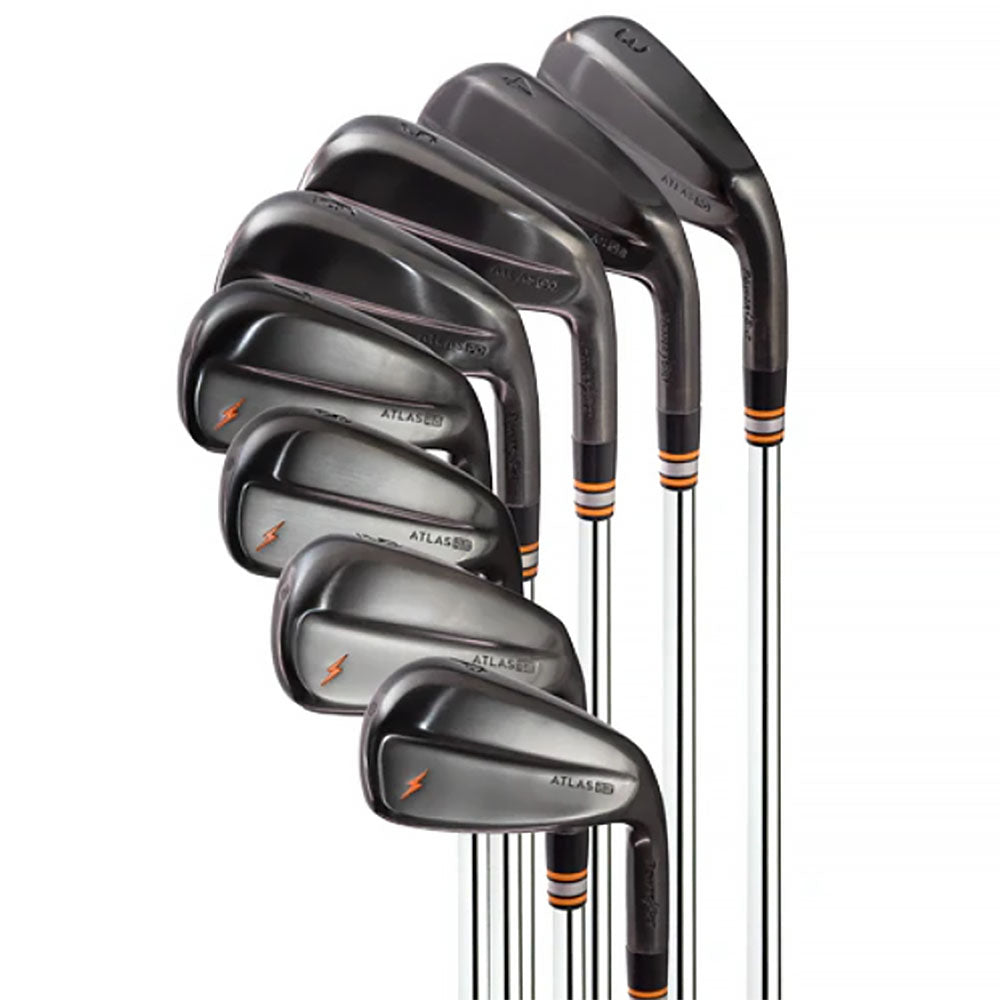 POWERBILT ATLAS PD BLACK FINISH RH IRONS .370 (HEADS ONLY)