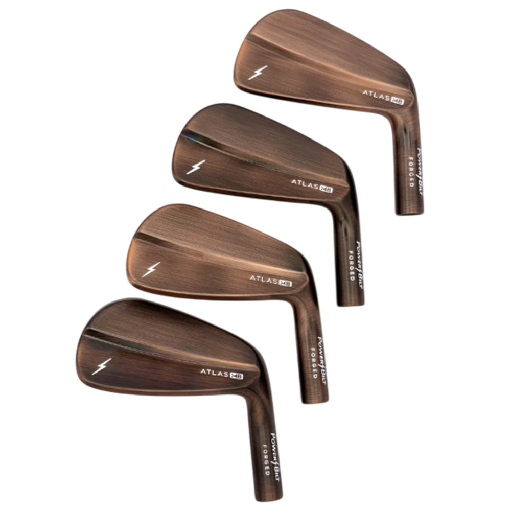 POWERBILT ATLAS MB BRONZE FINISH RH IRONS .370 (HEADS ONLY)