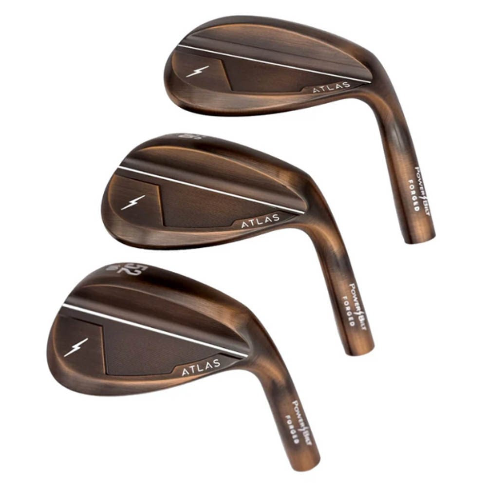 POWERBILT ATLAS BRONZE FINISH WEDGES .370 (HEADS ONLY)