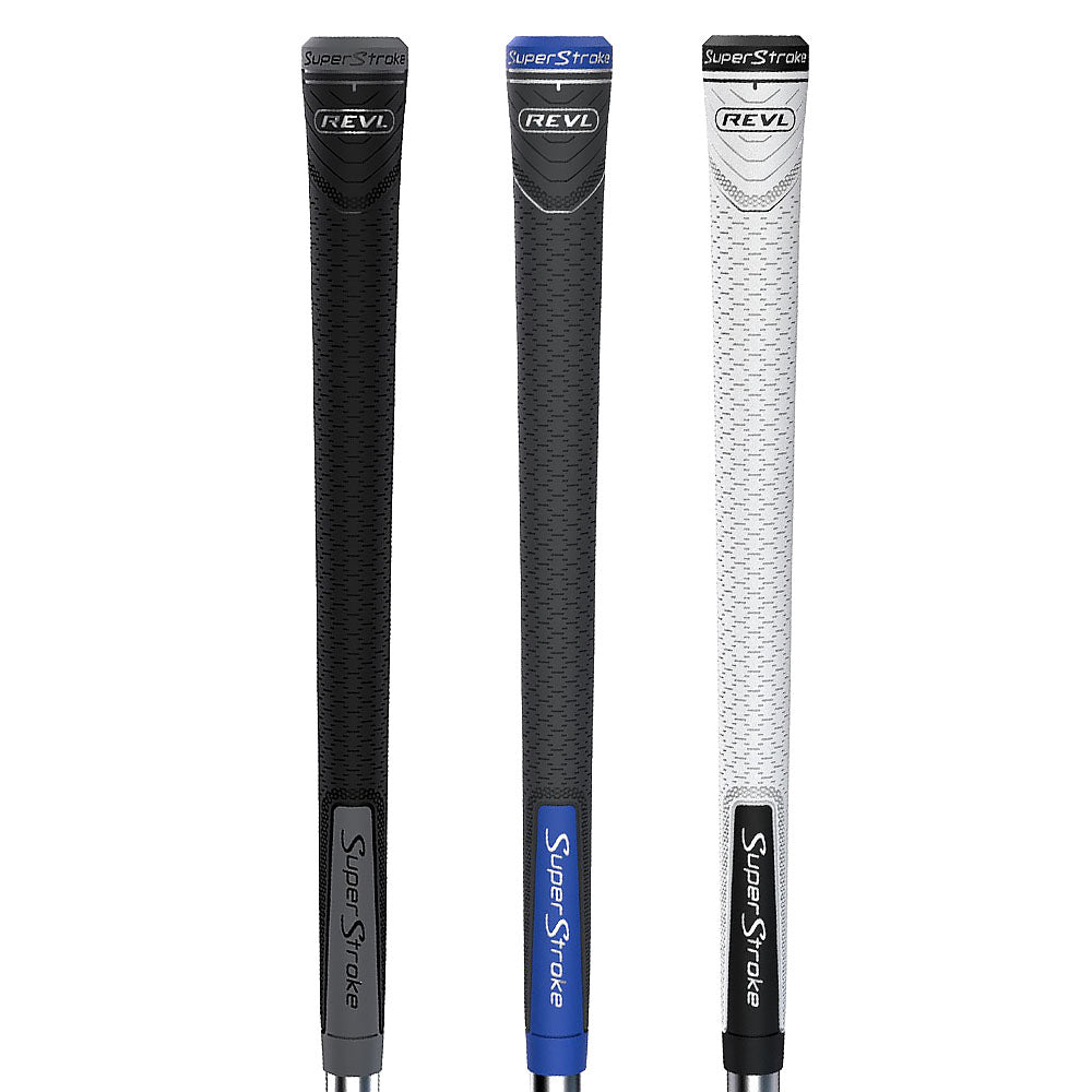 SUPERSTROKE REVL PLAYER (ALL RUBBER) SWING GRIPS