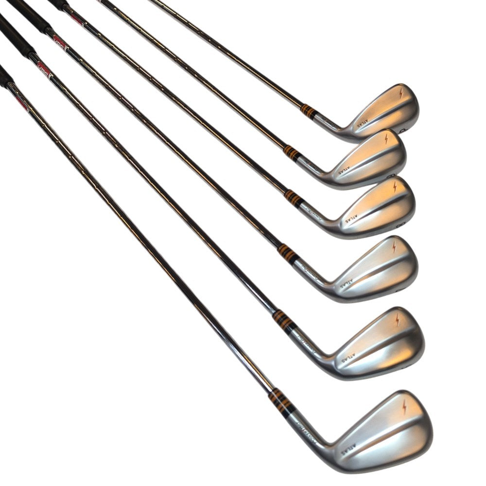 POWERBILT ATLAS PD CHROME IRON SET #5-PW [SECOND-HAND CLUBS]