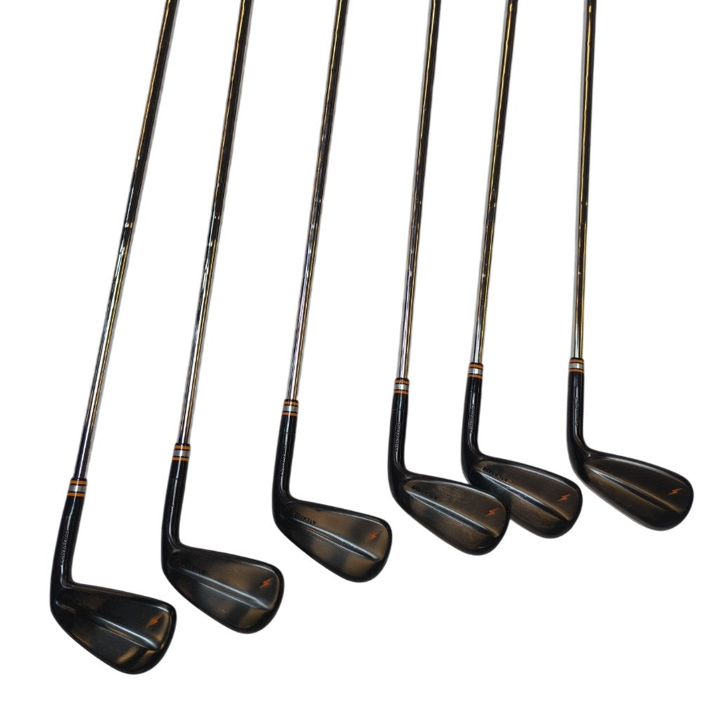 POWERBILT ATLAS PD BLACK IRON SET #5-PW [SECOND-HAND CLUBS]