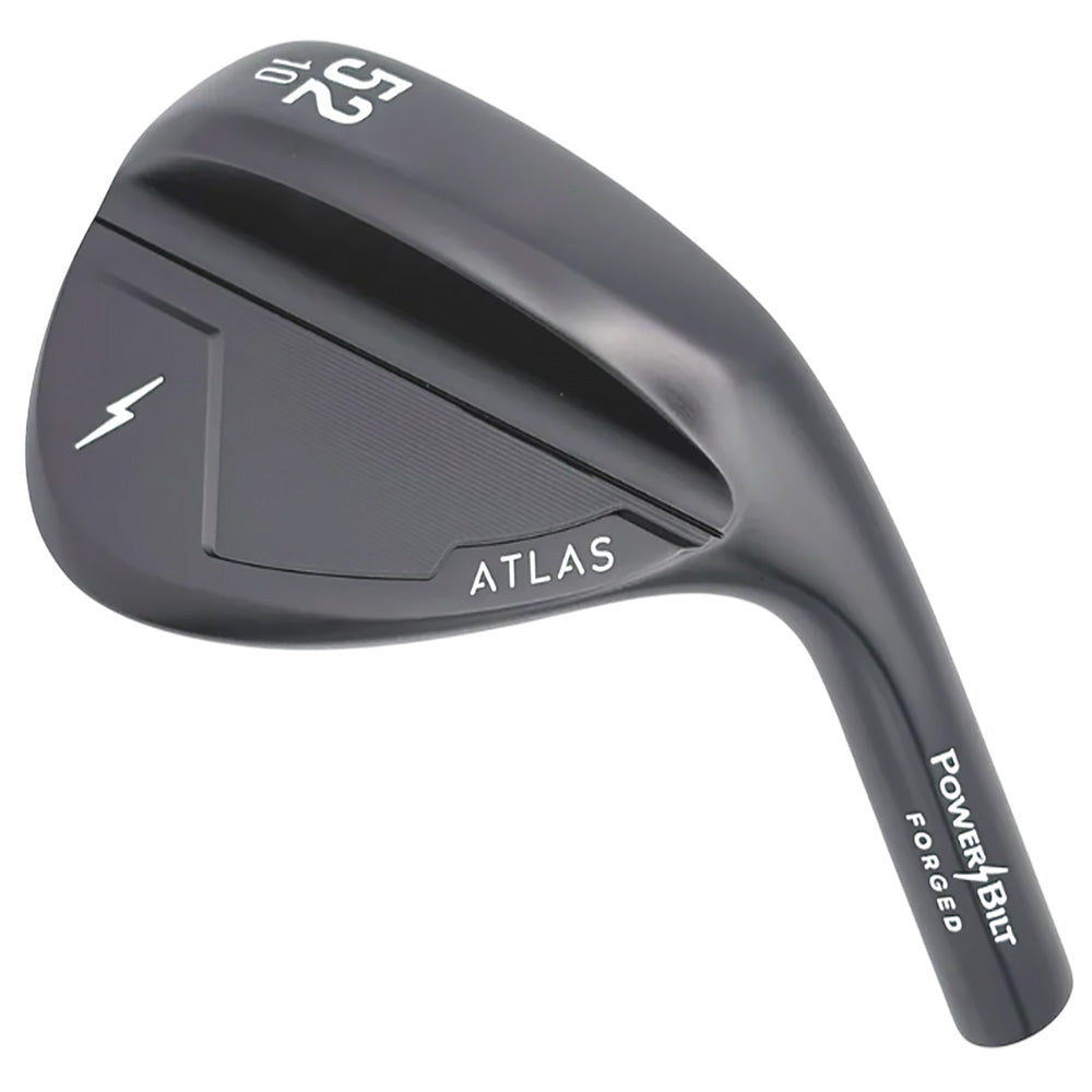 POWERBILT ATLAS GUNMETAL FINISH RH WEDGES .370 (HEADS ONLY)