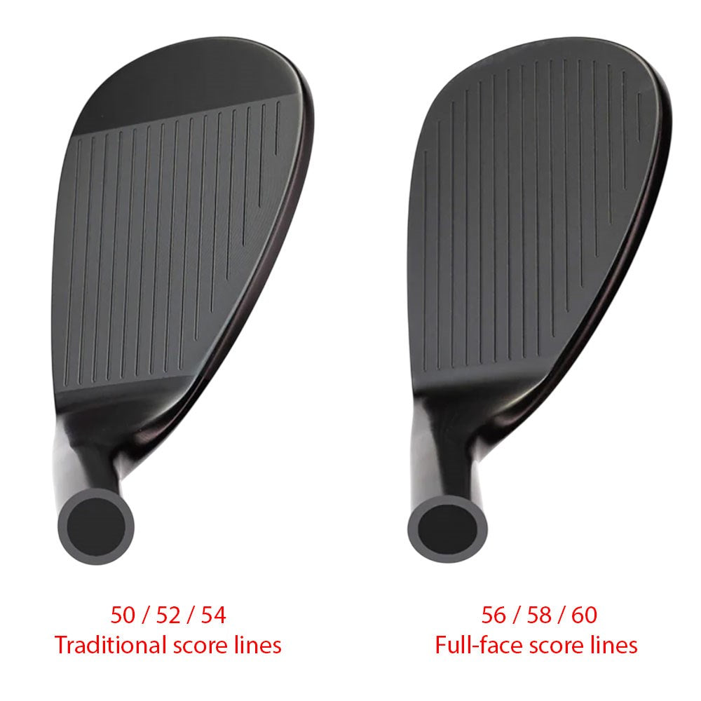 POWERBILT ATLAS BLACK FINISH LH WEDGES .370 (HEADS ONLY)