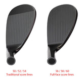 POWERBILT ATLAS BLACK FINISH RH WEDGES .370 (HEADS ONLY)