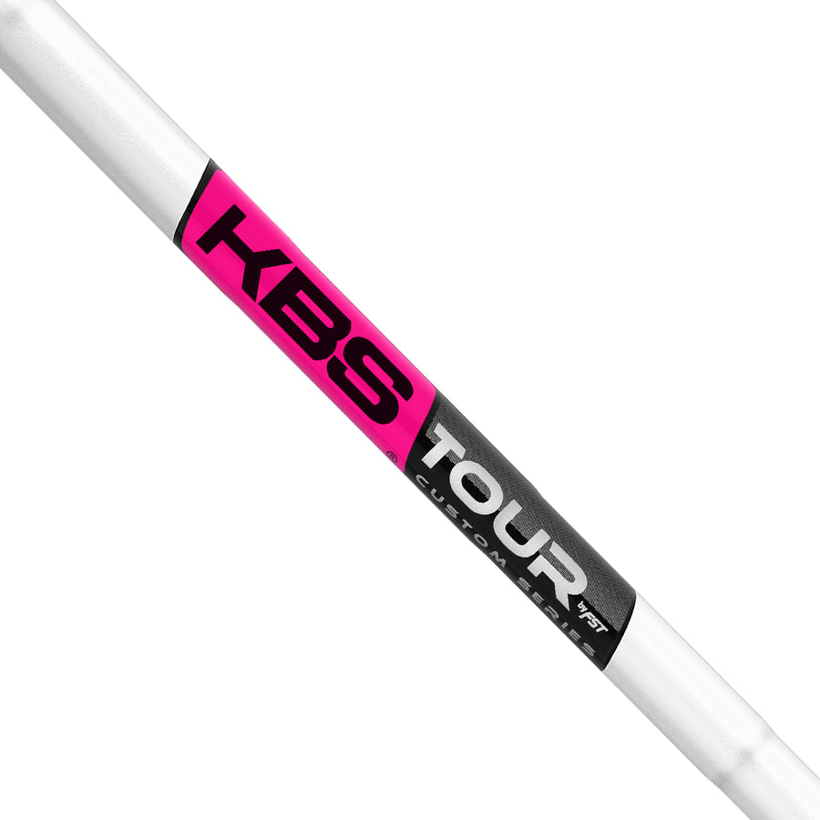 KBS TOUR CUSTOM WHITE PEARL/PINK WEDGE SHAFTS (0.355)