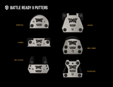 PXG BATTLE READY II PUTTER HEADS (RH) (HEAD COVER INCLUDED)