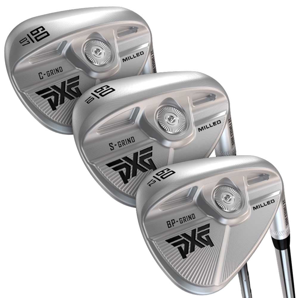 PXG SUGAR DADDY III 0311 MILLED WEDGE HEADS BP-GRIND - CHROME (RH)