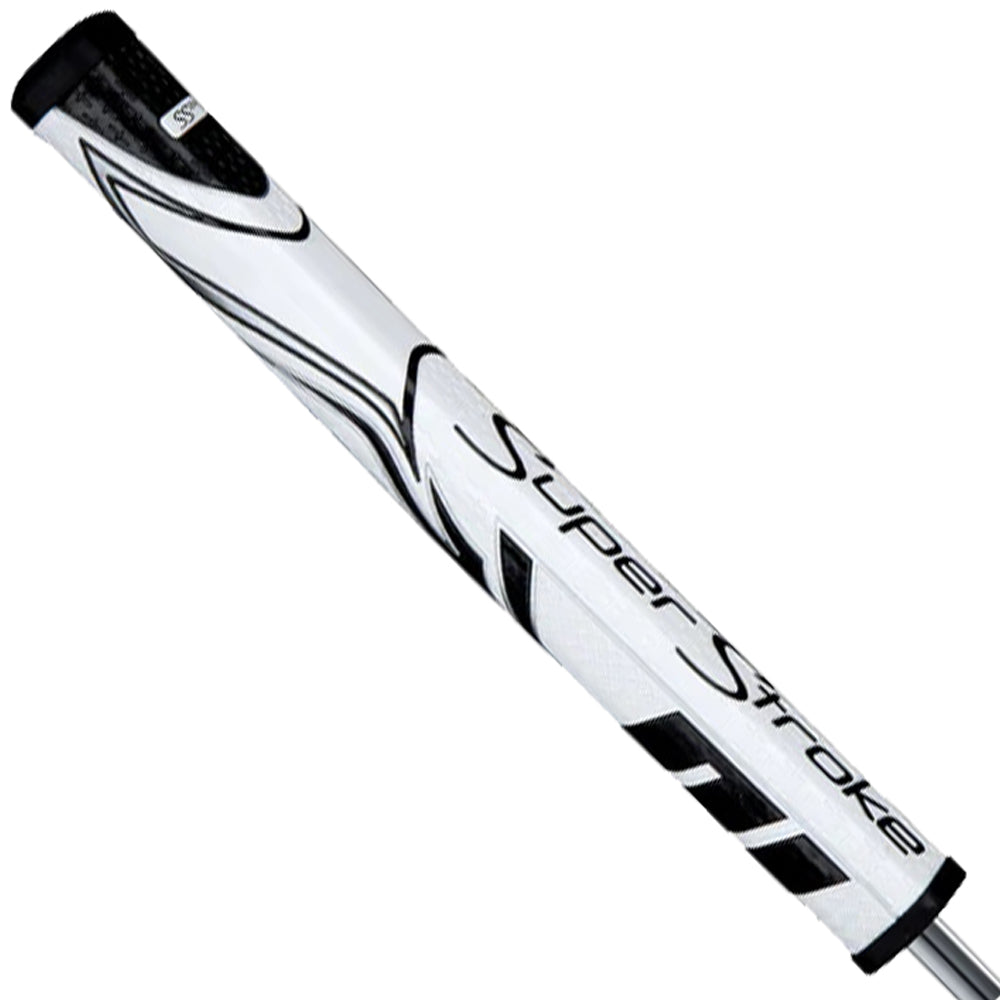 SUPERSTROKE ZENERGY SSR2 SQUARED PUTTER GRIPS - WHITE/BLACK