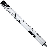 SUPERSTROKE ZENERGY XL TOUR 3.0 PLUS PUTTER GRIPS - WHITE/BLACK