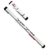 SUPER STROKE TRAXION TOUR 1.0 2PC PUTTER GRIP - WHT/RED/GRAY