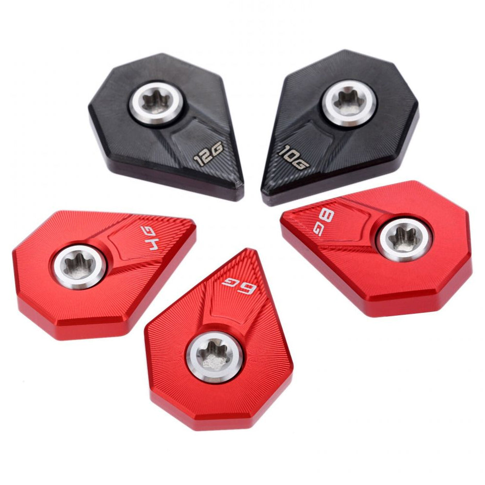 COBRA KING F9 RED / BLACK HEAD WEIGHTS - AFTERMARKET
