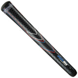 JumboMax JMX UltraLite Tapered Black Swing Grips - Red/White/Blue