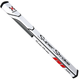 SUPER STROKE TRAXION FLATSO XL PLUS 2.0 PUTTER GRIP - WHITE/RED/GRAY