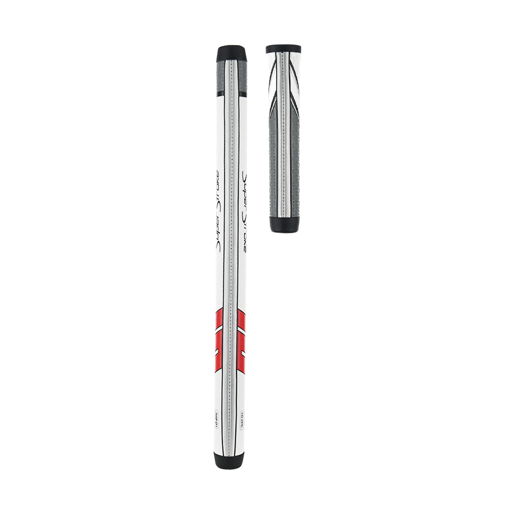 SUPER STROKE TRAXION TOUR 1.0 2PC PUTTER GRIP - WHT/RED/GRAY