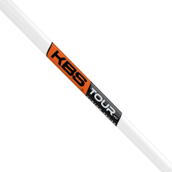 KBS TOUR CUSTOM WHITE PEARL/ORANGE PEEL WEDGE SHAFTS (0.355)